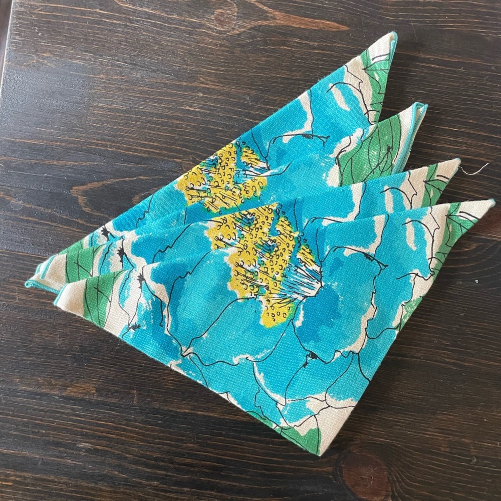Vintage Vera Neumann Cloth Napkins (4)